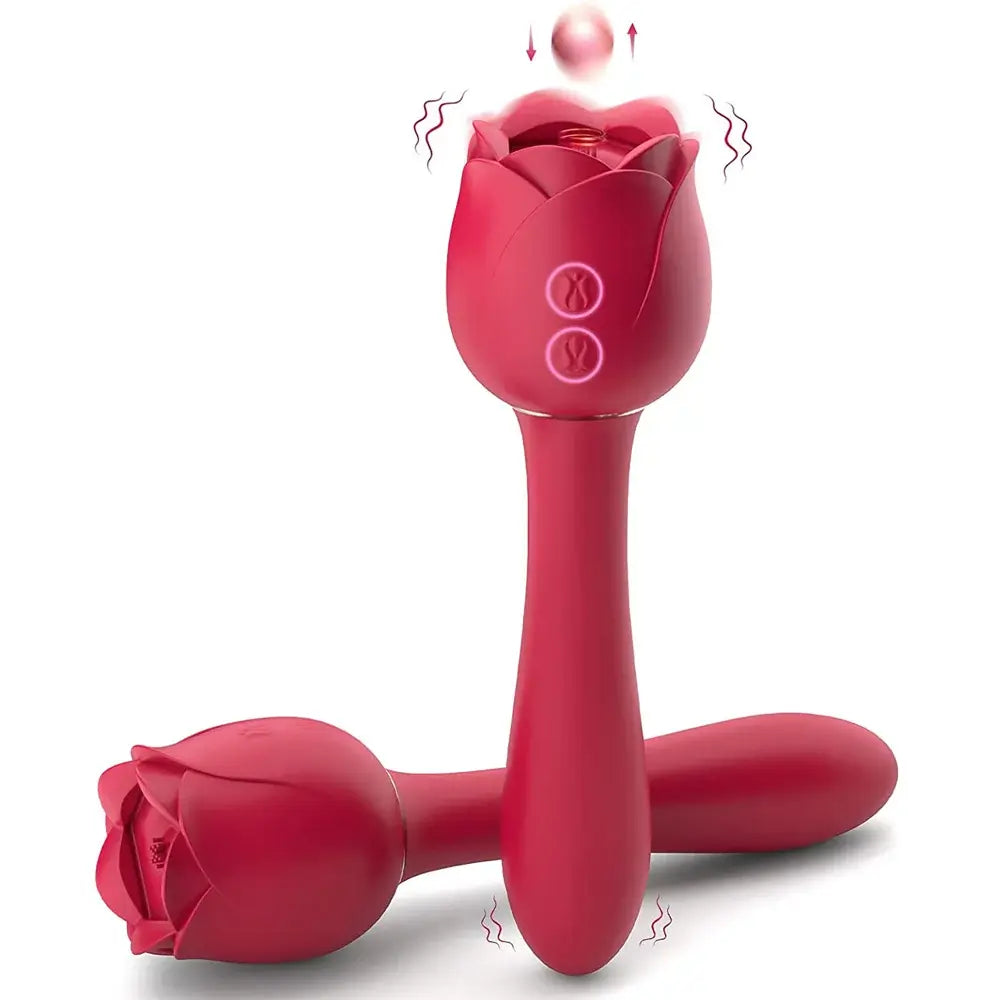 Flower Rose Toy For Women Dildo Vibrator Sucking Adult Sex Toy - The Rose Toys