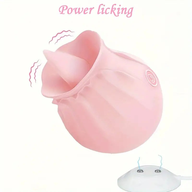 Waterproof Power Licking Rose Vibrator Sex Toy For Female G-spot Clit - The Rose Toys