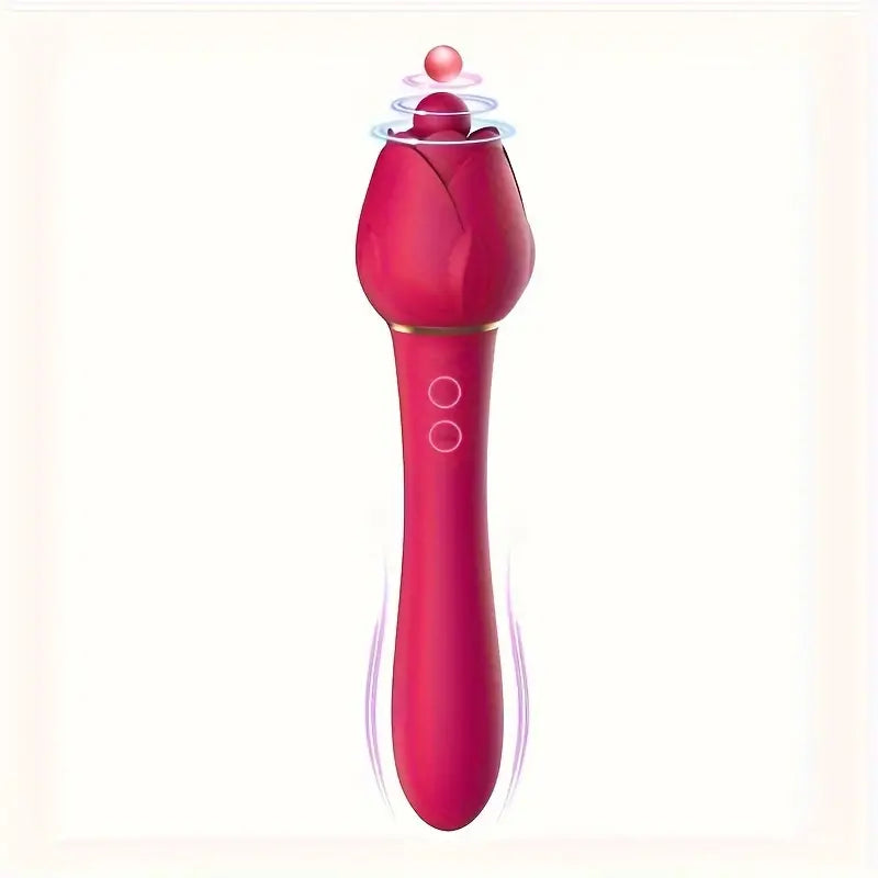 Rose Licking Vibrator G-Spot Stimulation Adult Sex Toy For Pleasure The Rose Toys