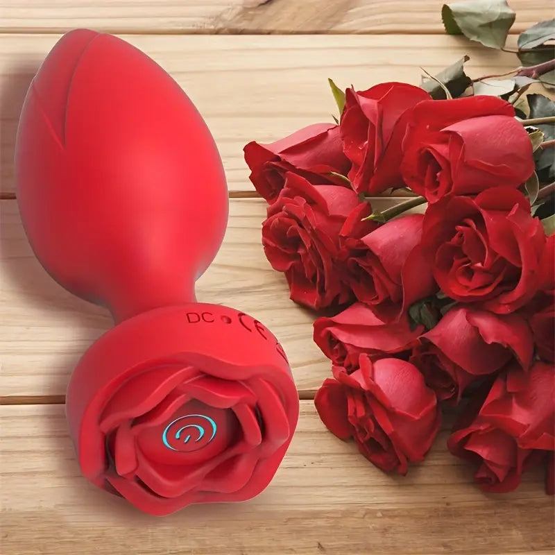 Remote Control Anal Toy 10 Vibrating Modes Rose Vibrator Sex Toy The Rose Toys