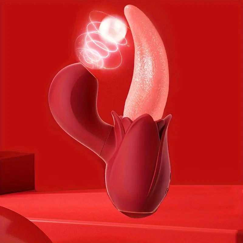 Sucking Rose Vibrator For Tongue-Licking Clitoris Rose Sex Toy The Rose Toys