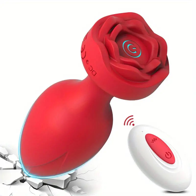 Remote Control Anal Toy 10 Vibrating Modes Rose Vibrator Sex Toy The Rose Toys