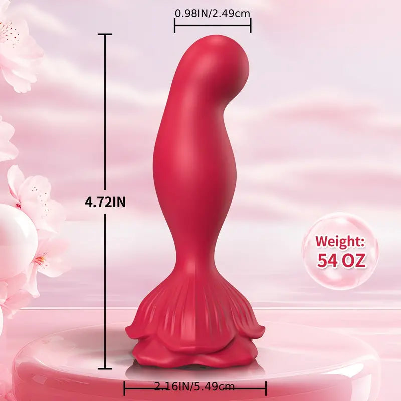 Remote Control Vibrating Rose Anal Plug Sex Toy For Prostate Massager The Rose Toys