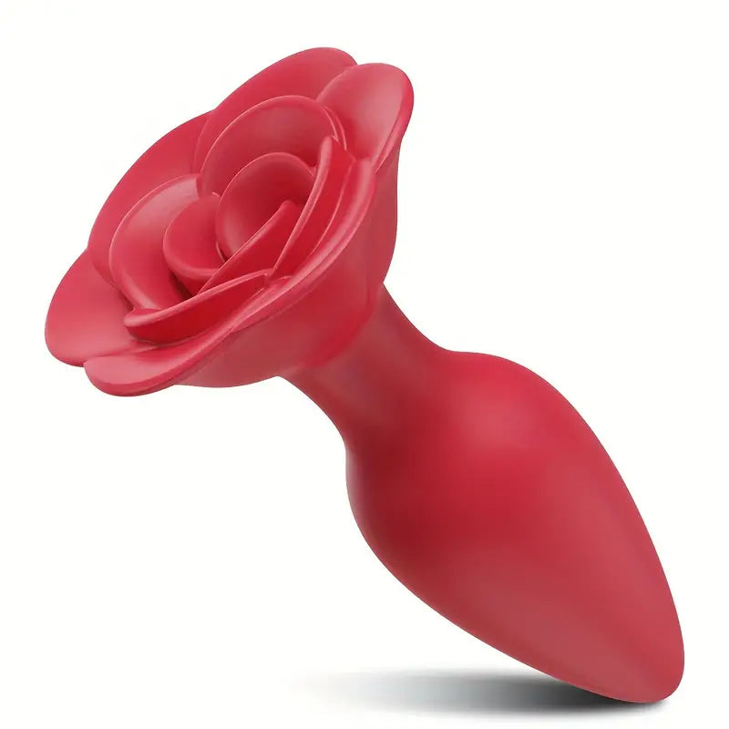 Rose Anal Plug Silicone Adult Sex Toy For Women Men Anus Orgasm The Rose Toys