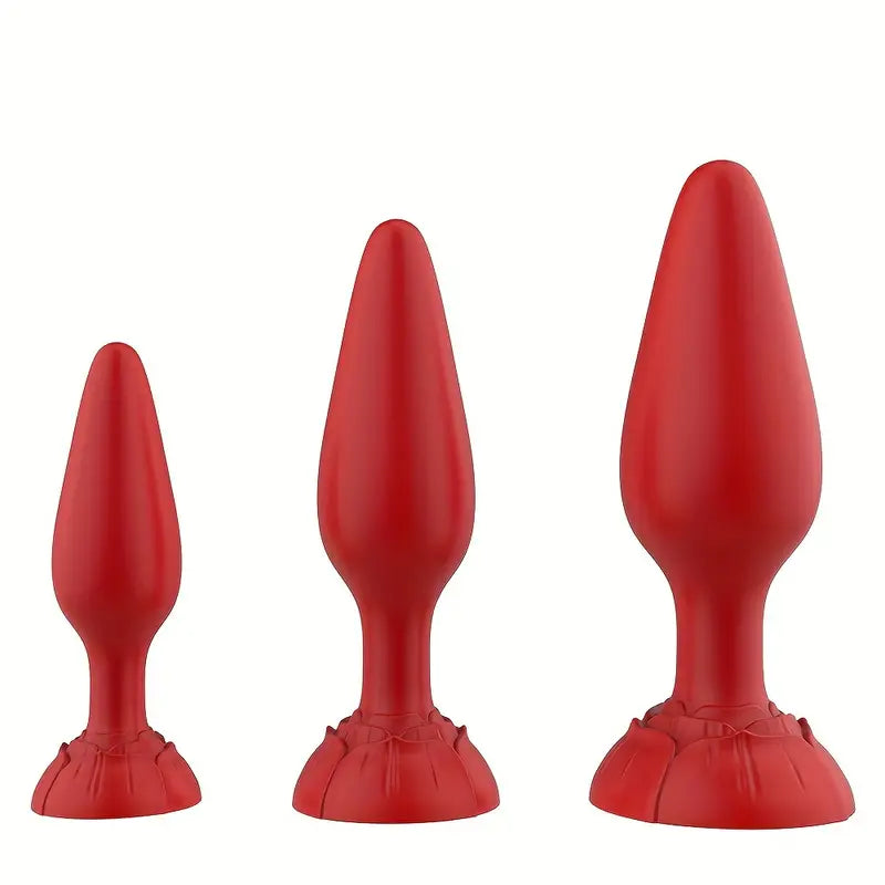 Silicone Rose Anal Plug Sex Toy For Men Women Anal Pleasure The Rose Toys